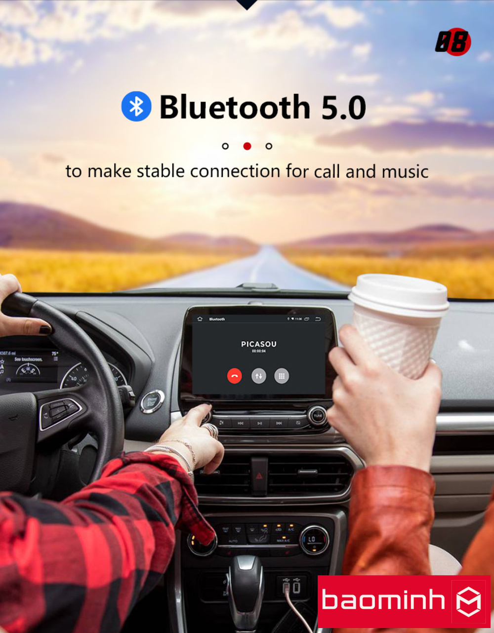 Thiết bị carplay android box AI KIMI Picasou S31 được trang bị Bluetooth 2 dải tần phổ biến hiện nay là 4.0 và 5.0 nhằm đảm bảo có thể kết nối tốt với hầu hết các thiết bị ngoại vi như điện thoại, chuột, bàn phím...