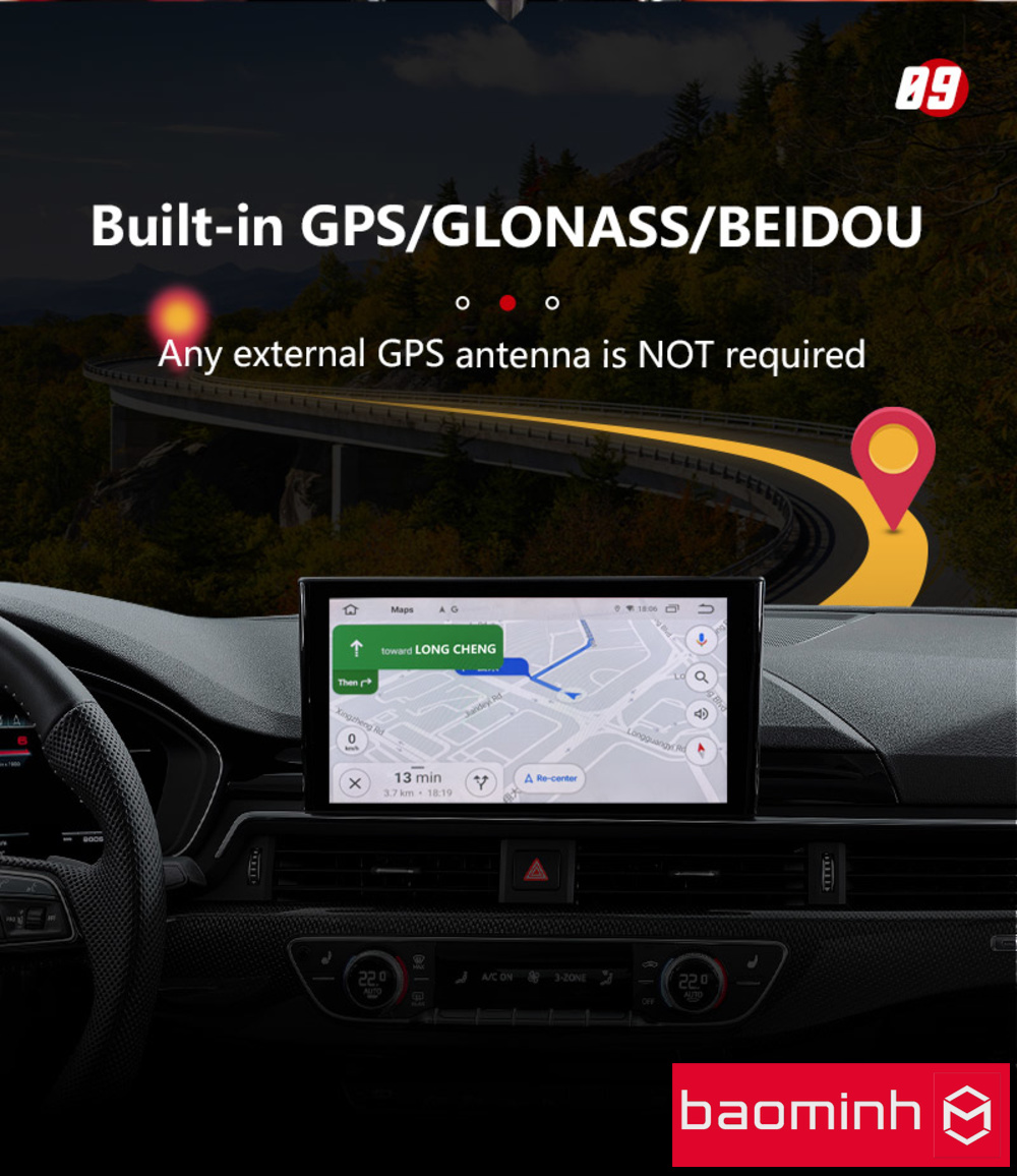 Ai Carplay box được tích hợp sẵn hệ thống định vị toàn cầu GPS/ Glonass/Beidou. Việc tích hợp này nhằm giúp người sử dụng có thể sử dụng chức năng chỉ đường online - google maps hoặc offline như Vietmap hay Navitel.